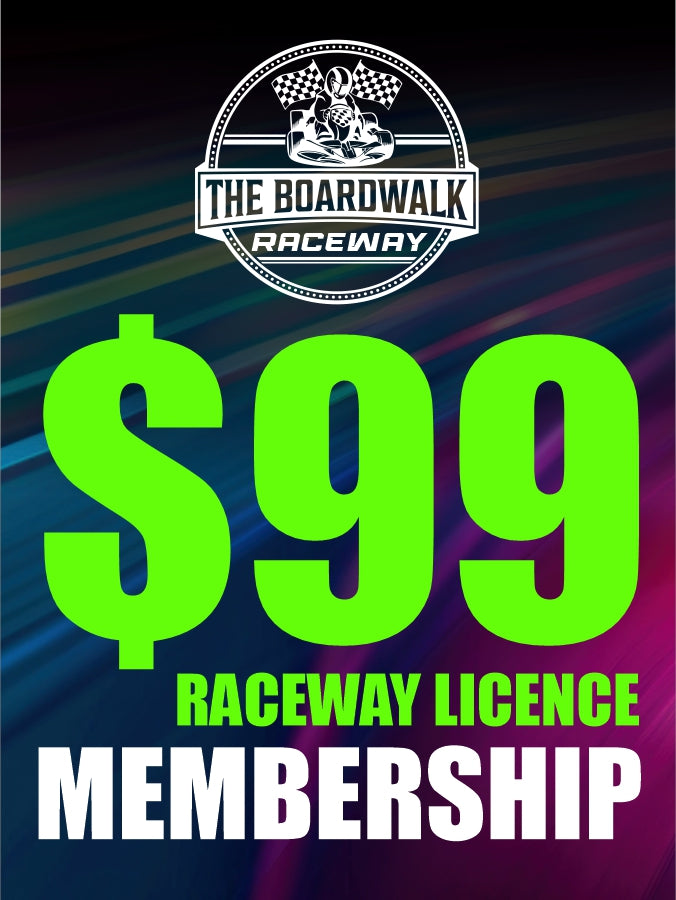 $99 RACEWAY LICENSE MEMBERSHIP