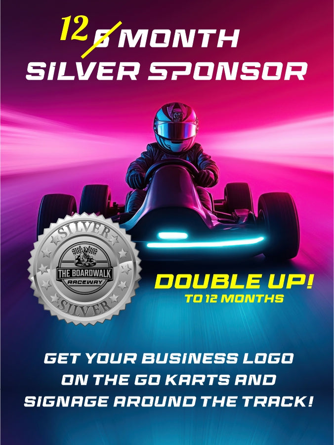 6 MONTH SILVER SPONSOR (DOUBLE UP TO 12 MONTHS)